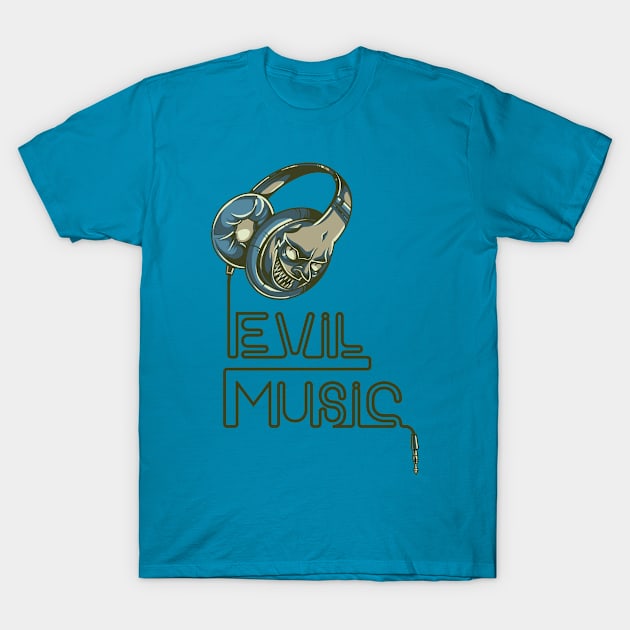 Evil Music T-Shirt by MaNiaCreations